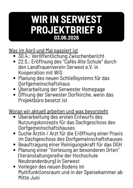 Projektbrief 8 (03.06.26)
